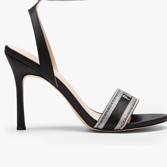 Black and silver parisian sandals - Picture 6 of 8